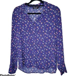 & other stories floral button down shirt